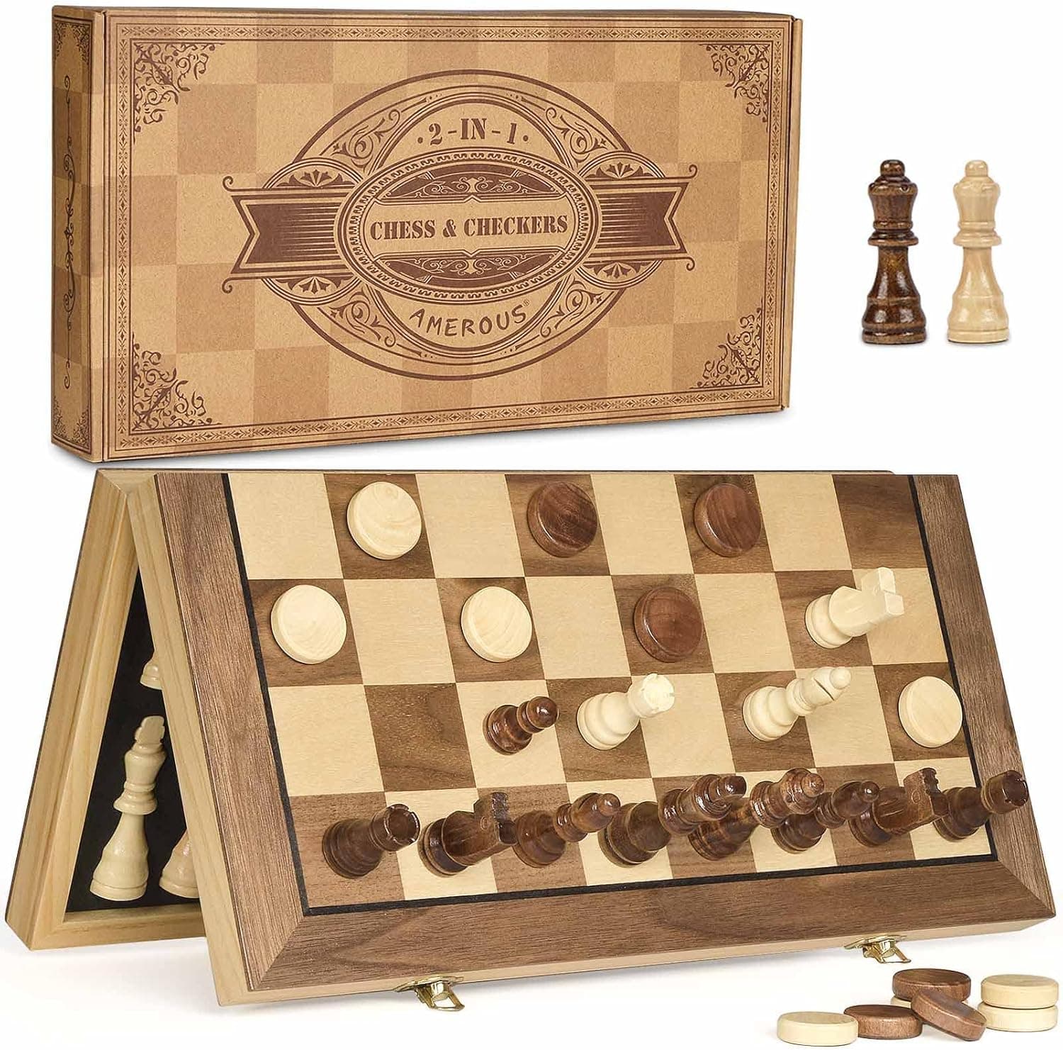 AMEROUS 15'' Magnetic Wooden Set